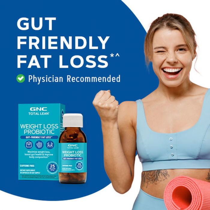 Gnc Total Lean Weight Loss Probiotic, Probiotic Lab4 Studiat Clinic, 25 Miliarde Ufc Culturi Vii Pentru Controlul Greutatii, 30 Cps [6]