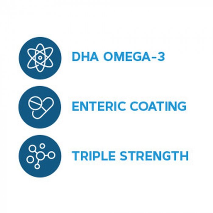 Gnc Triple Strength Dha 1000 Mini, Acizii Grasi Dha Omega-3 Mini , 90 Cps [4]