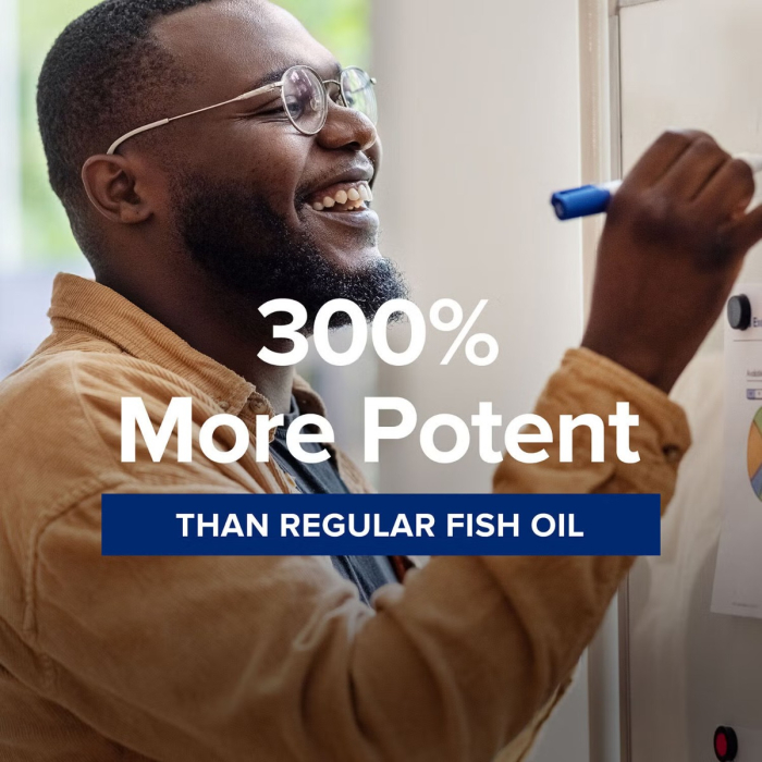 Gnc Triple Strength Fish Oil Mini, Ulei De Peste, 120 Cps [2]