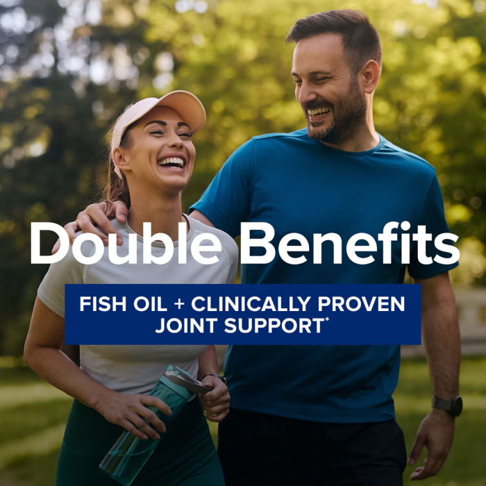Gnc Triple Strength Fish Oil Plus Joint, Ulei De Peste Cu Suport Pentru Articulatii, 60 Cps [5]
