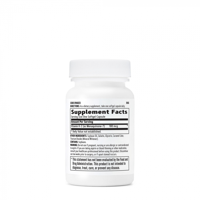 Gnc Vitamin K-2 100 Mcg, Vitamina K 2, 60 Cps [2]