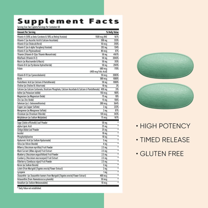 Gnc Women's 50 Plus, Multivitamine Si Minerale Pentru Femei, 120 Cps [6]