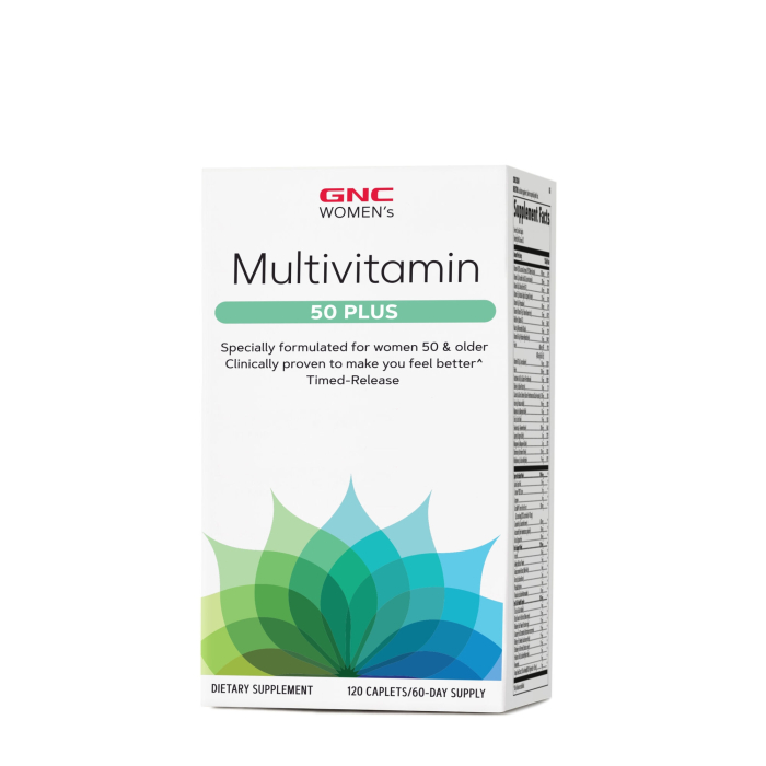 Gnc Women's 50 Plus, Multivitamine Si Minerale Pentru Femei, 120 Cps [1]