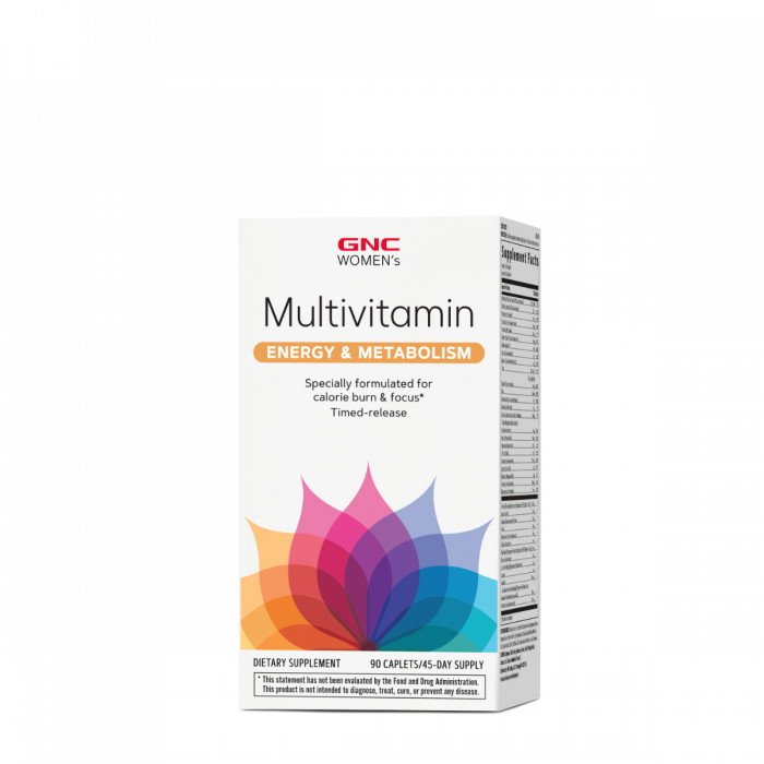 Gnc Women's Multivitamin Energy & Metabolism, Complex De Multivitamine Pentru Femei, 90 Tb [2]