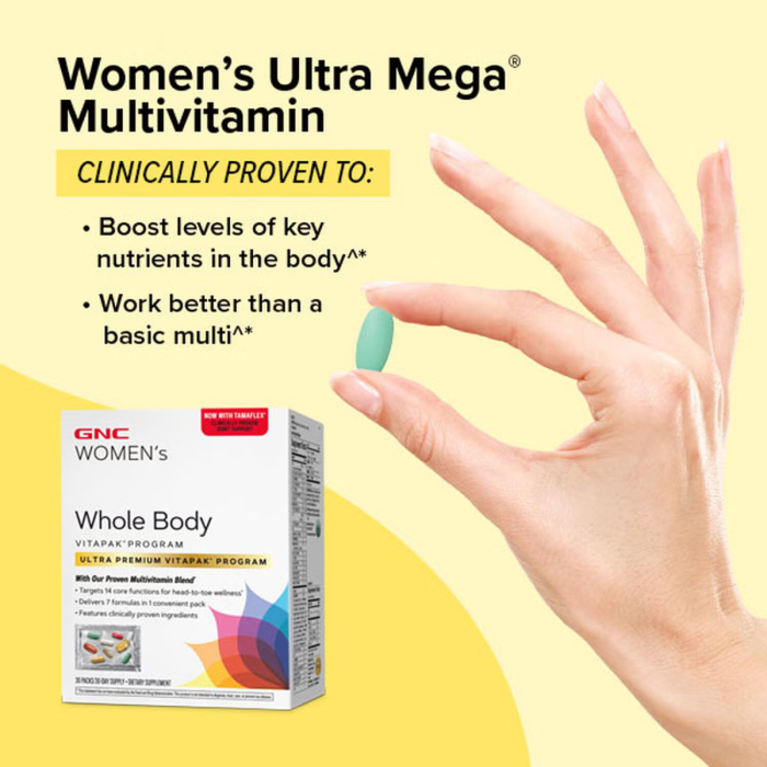  Gnc Womenâ€™s â€“ Whole Body Vitapak Program, Complex De Multivitamine Pentru Femei, Pentru Intregul Organism, 30 Pachetele [8]