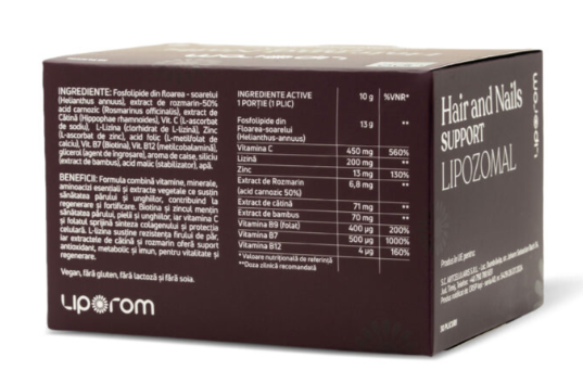 Hair&Nails Formula Lipozomal 30plic [4]