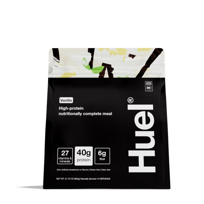 Huel Black Edition, High-protein Meal Powder, Masa Completa Cu Proteine Vegetale, Cu Aroma De Vanilie, 900 G [1]