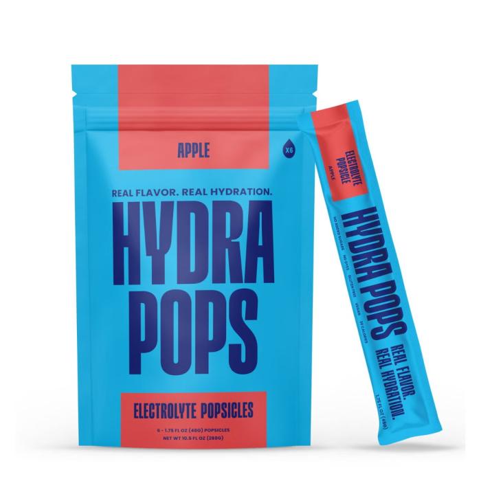 Hydra Pops Electrolyte Popsicles, Electroliti Fara Zahar Cu Aroma De Mere, 288 G [1]