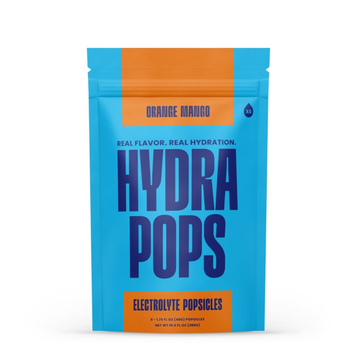 Hydra Pops Electrolyte Popsicles, Electroliti Zero Zahar Cu Gust De Portocale Si Mango, 288 G [2]