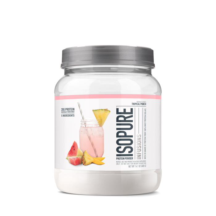 Isopure Infusions, Proteina Izolata Din Zer, Cu Aroma De Punch Tropical, 400 G [1]
