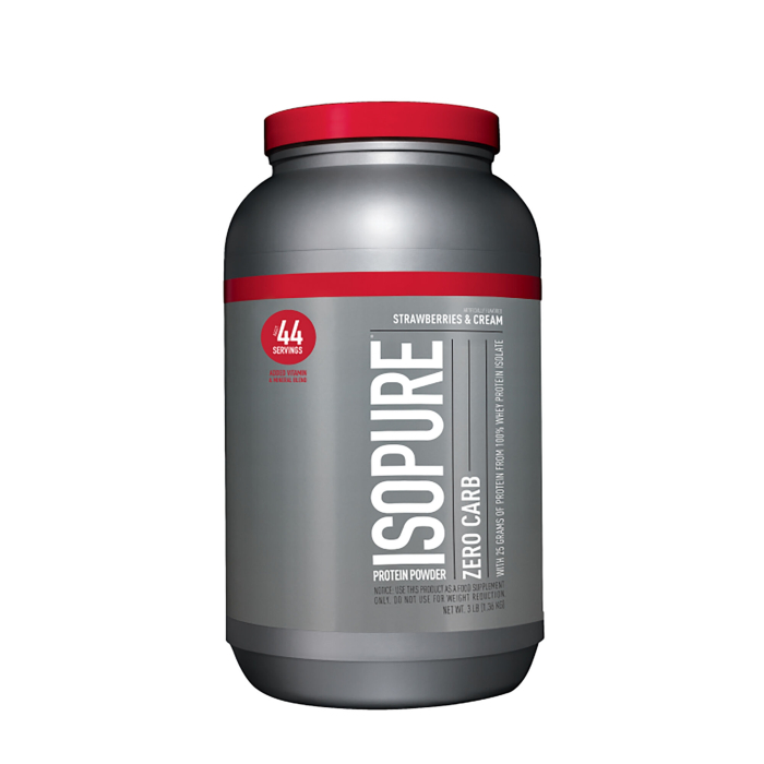 Isopure Zero Carb Proteina Cu Aroma De Crema De Capsuni, 1360 G [1]