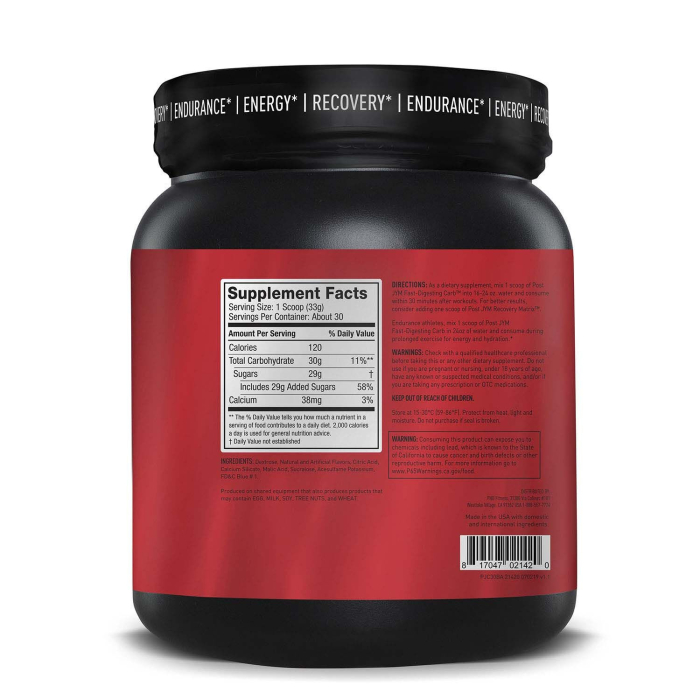 Jym Post Jym Fast Digesting Carbs, Carbohidrati Cu Digestie Rapida, Dextroza, 990 G [3]