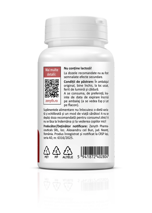 Lactoferină 200 mg – 30 capsule | Imunitate, metabolismul fierului și protecție digestivă [3]