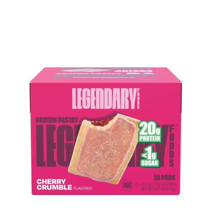 Legendary Foods Protein Pastry, Prajitura Proteica Cu Aroma De Crumble De Cirese, 57 G [2]