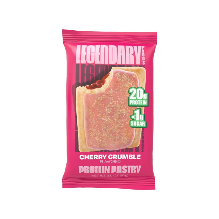 Legendary Foods Protein Pastry, Prajitura Proteica Cu Aroma De Crumble De Cirese, 57 G [1]