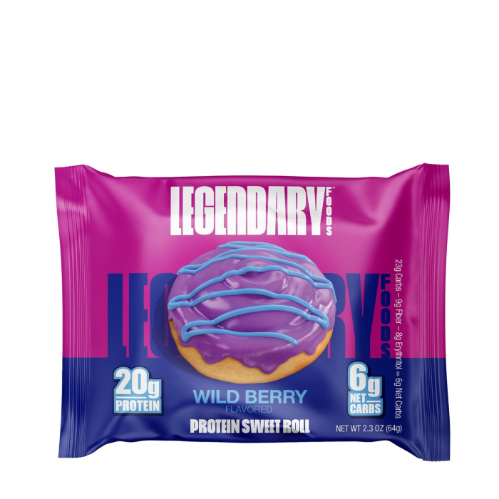 Legendary Foods Protein Sweet Roll, Rulou Proteic Cu Aroma De Fructe De Padure, 64 G [1]