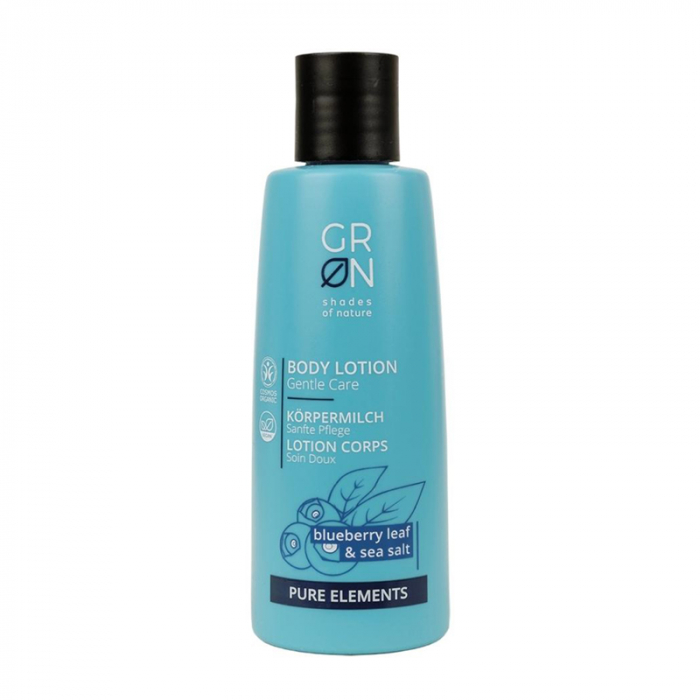Lotiune de corp sensitive Bio Organica Pure Elements cu sare de mare si frunze de afin (200ml), GRN Shades of Nature [1]