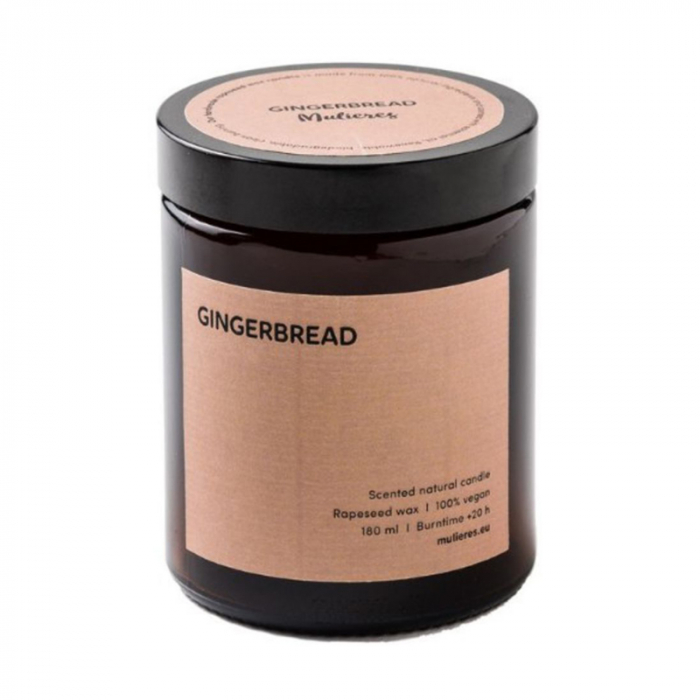 Lumanare naturala Gingerbread (180ml), Mulieres [1]