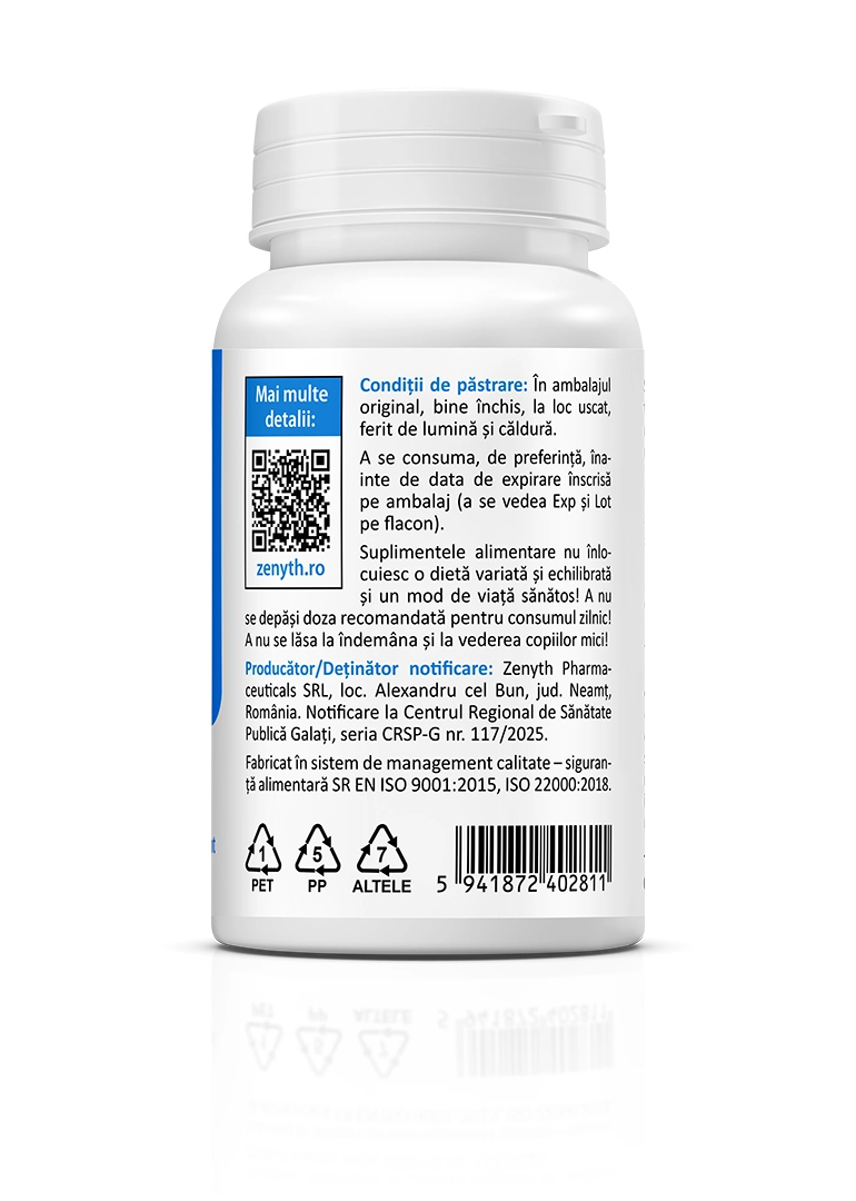 Magneziu Malat Optimum 1000 mg, 30 capsule [3]