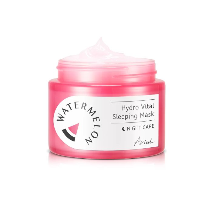 Mască de noapte Ariul Watermelon Hydro Vital Sleeping Mask, Cosmetice Coreene Naturale, 80g [2]