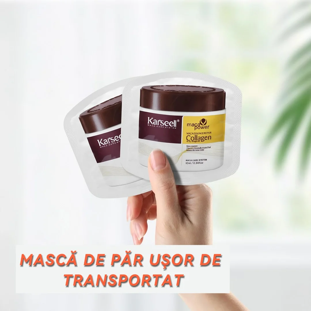 Masca de par Karseell set 24 plicuri pentru calatorie ( tratament intensiv, hidratare si regenerare pentru par deteriorat) [2]