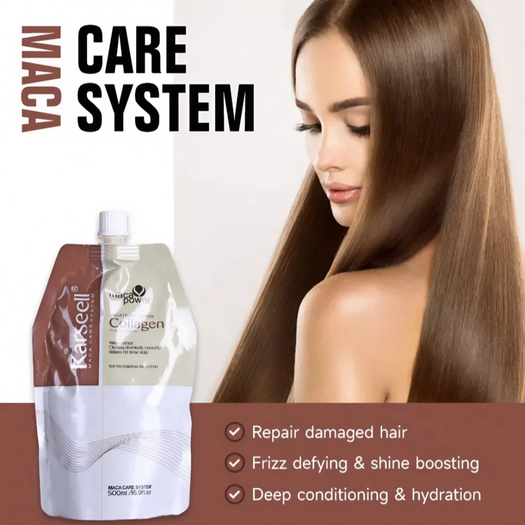 Masca de par Karseell ( tratament cu Colagen pentru par, regenerare intensiva si hidratare, ideal pentru par vopsit si deteriorat) * 500 ml [5]