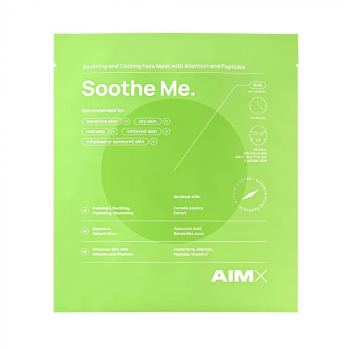 Masca Soothe Me cu peptide, glutation si acid hialuronic (25ml), AIMX [1]