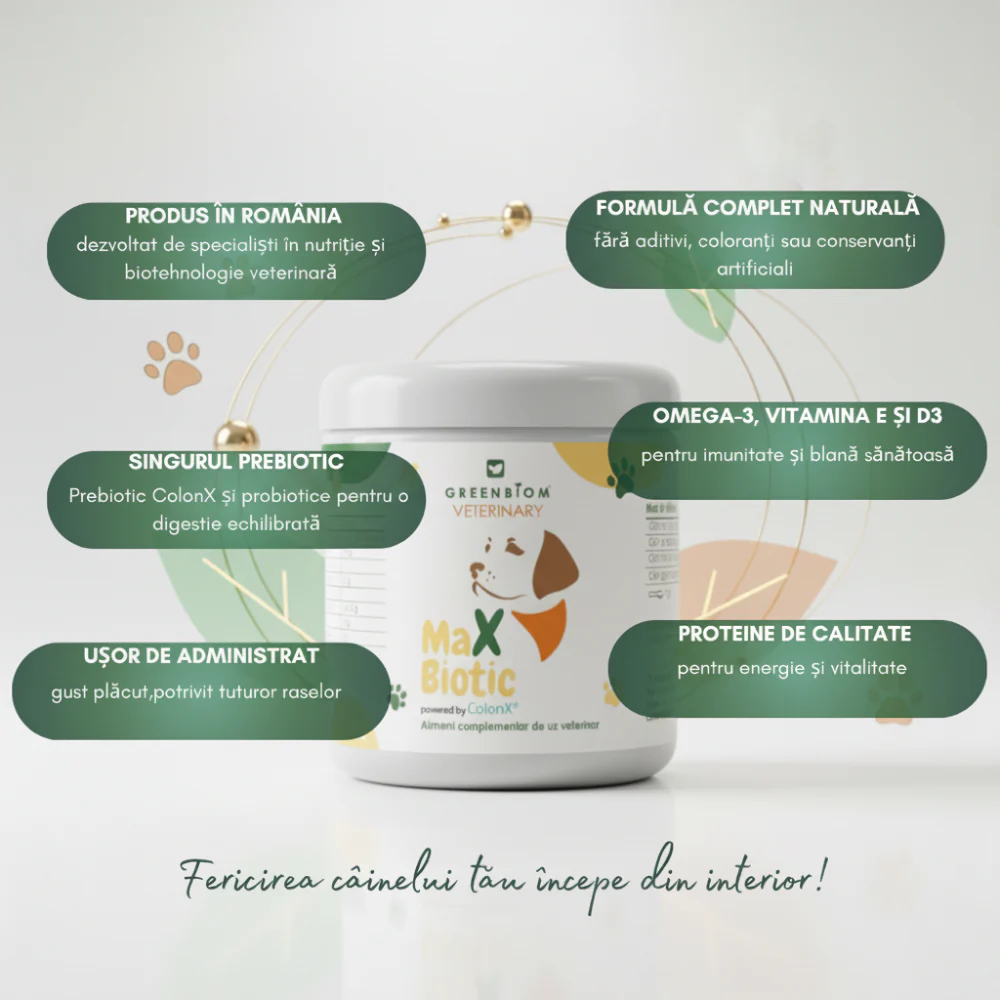 MaXbiotic – Formula Avansată 3în1 cu Prebiotice, Probiotice și Proteine pentru Câini [4]
