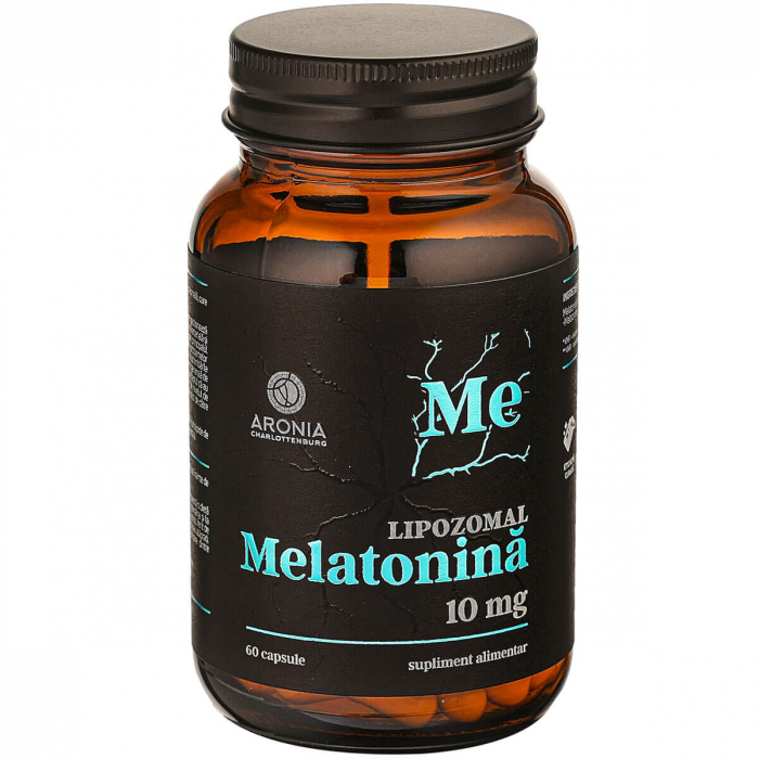 Melatonină Lipozomală — 60 capsule pentru somn profund și odihnitor, cu capacitate de absorbție de peste 99% în organism [1]