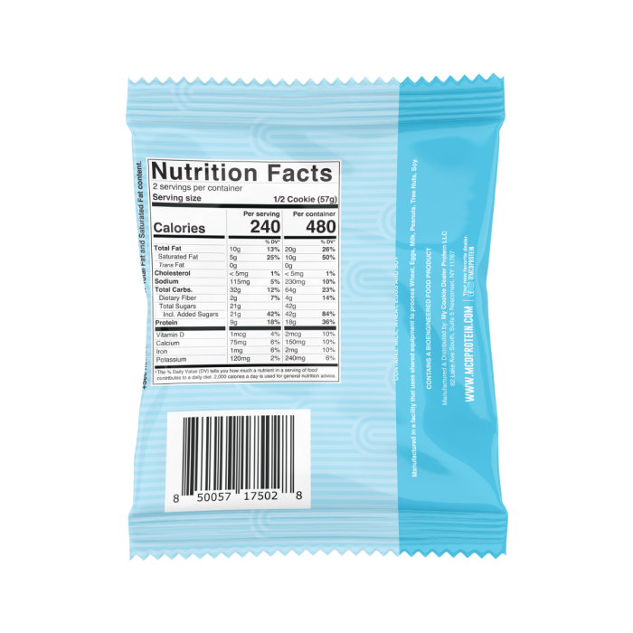 My Cookie Dealer Protein Cookie â€“ Biscuit Proteic Cu Aroma De Lapte Si Biscuiti, 113 G [2]