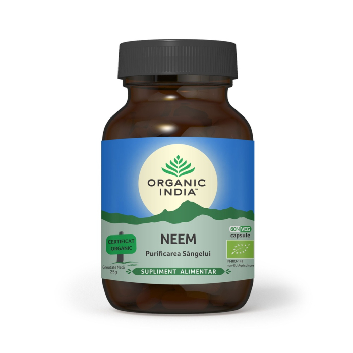 Neem Organic, 60 capsule – Antibiotic și Antifungic Natural cu Spectru Larg [2]