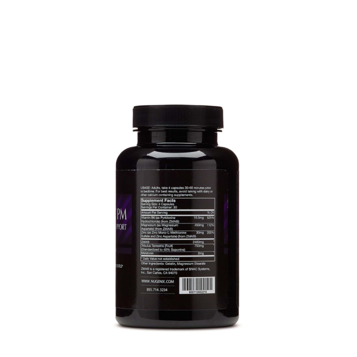Nugenix Pm - Zma Testosterone Support, Formula Pentru Cresterea Productiei De Testosteron, 120 Cps [2]