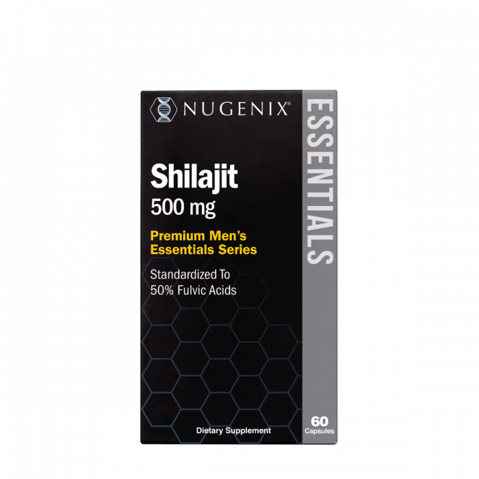 Nugenix Shilajit 500 Mg, Rasina Pura De Shilajit Din Himalaya, 60 Cps [2]
