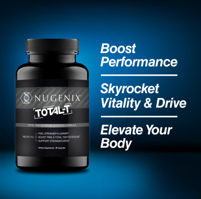 Nugenix Total-t: Testosterone Boosting Formula, Formula Avansata Pentru Cresterea Testosteronului, 90 Cps [8]