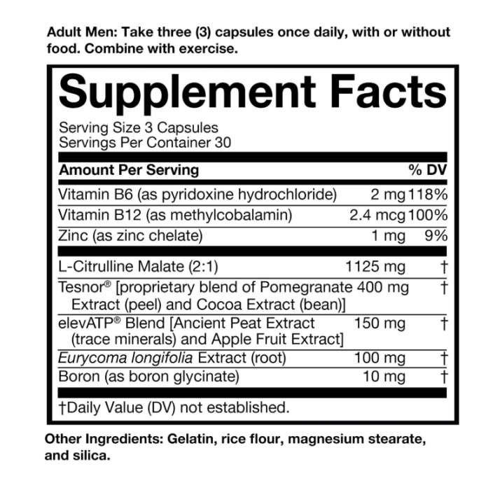 Nugenix Total-t: Testosterone Boosting Formula, Formula Avansata Pentru Cresterea Testosteronului, 90 Cps [7]