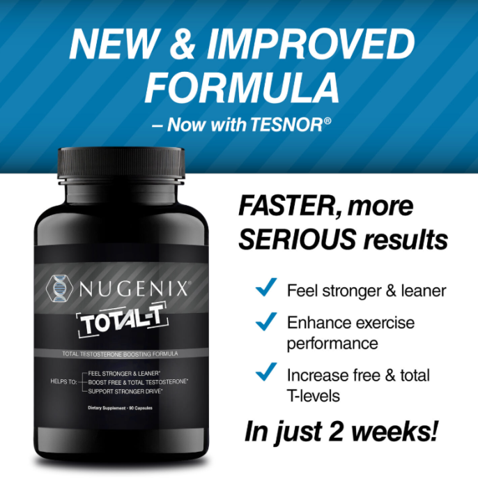 Nugenix Total-t: Testosterone Boosting Formula, Formula Avansata Pentru Cresterea Testosteronului, 90 Cps [5]