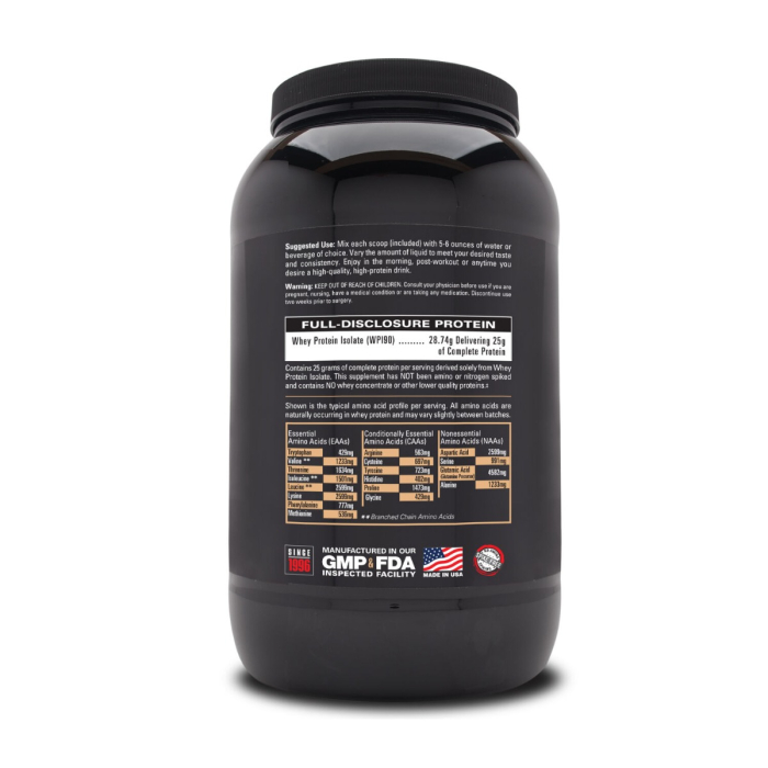 Nutrabio Whey Protein Isolate Chocolate Peanut Butter Bliss, Izolat De Proteina Din Zer Cu Aroma De Ciocolata Si Unt De Arahide, 907 G [3]