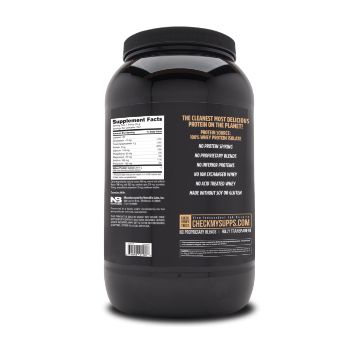 Nutrabio Whey Protein Isolate Chocolate Peanut Butter Bliss, Izolat De Proteina Din Zer Cu Aroma De Ciocolata Si Unt De Arahide, 907 G [2]