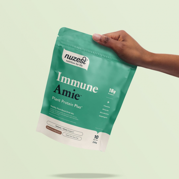 Nuzest Protein Plus Immune Amie (Imunitate), Aroma Ciocolata, 250g [1]