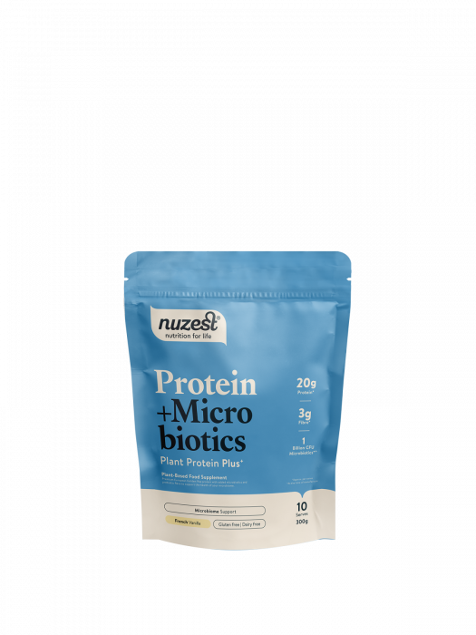 Nuzest Proteina Vegetala si Probiotice, Vanilie, 300g [2]
