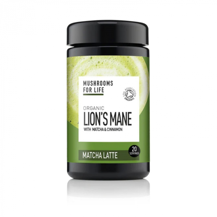 Organic Lions Mane Matcha Latte Pure Grade Extract 110 grame (20 portii), MushroomsForLife [1]