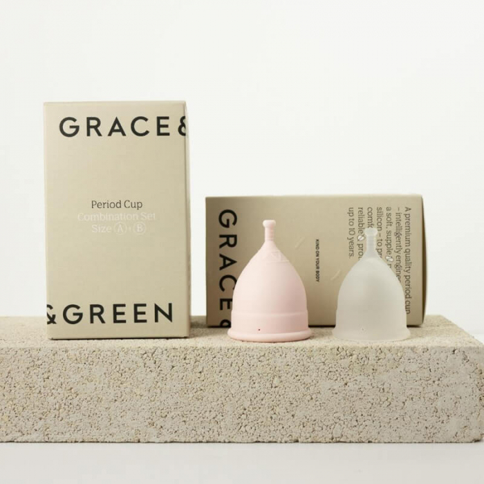 Pachet 2 cupe menstruale marime A si B, Grace and Green [1]