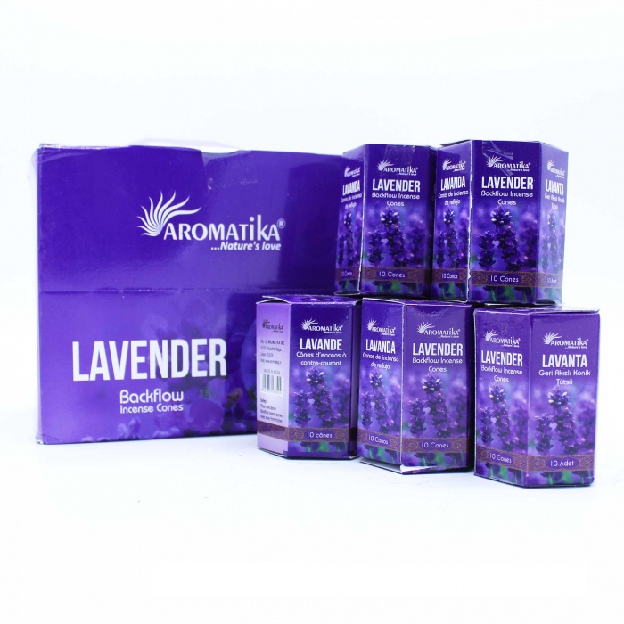 Pachet de 10 CONURI de Tamaie Masala Fum Curgator - Lavanda [3]