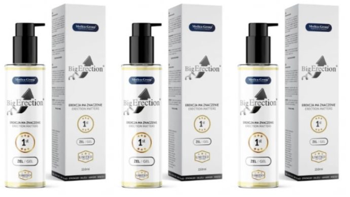 Pachet Economic x3 BigErection - Gel150 ml pentru erecții puternice și plăcere intensificată [1]