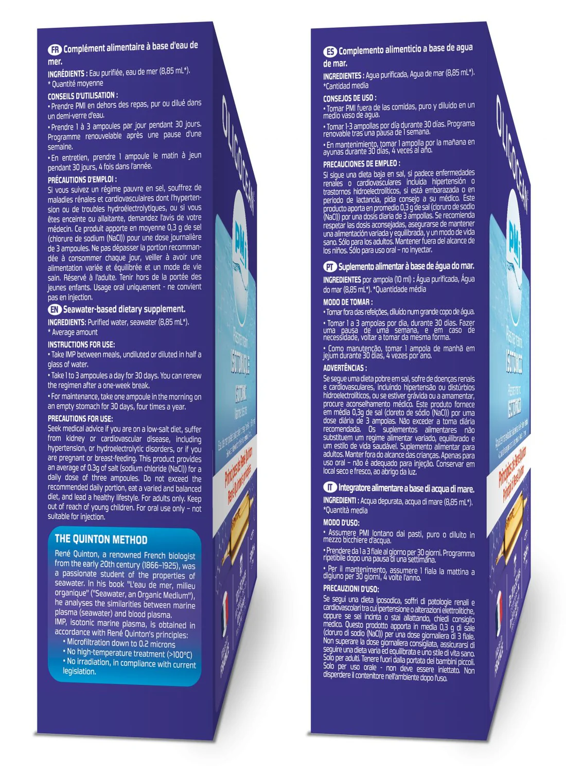 Plasma Marină Izotonică Oligocean – Metoda Quinton- 30 Fiole [2]