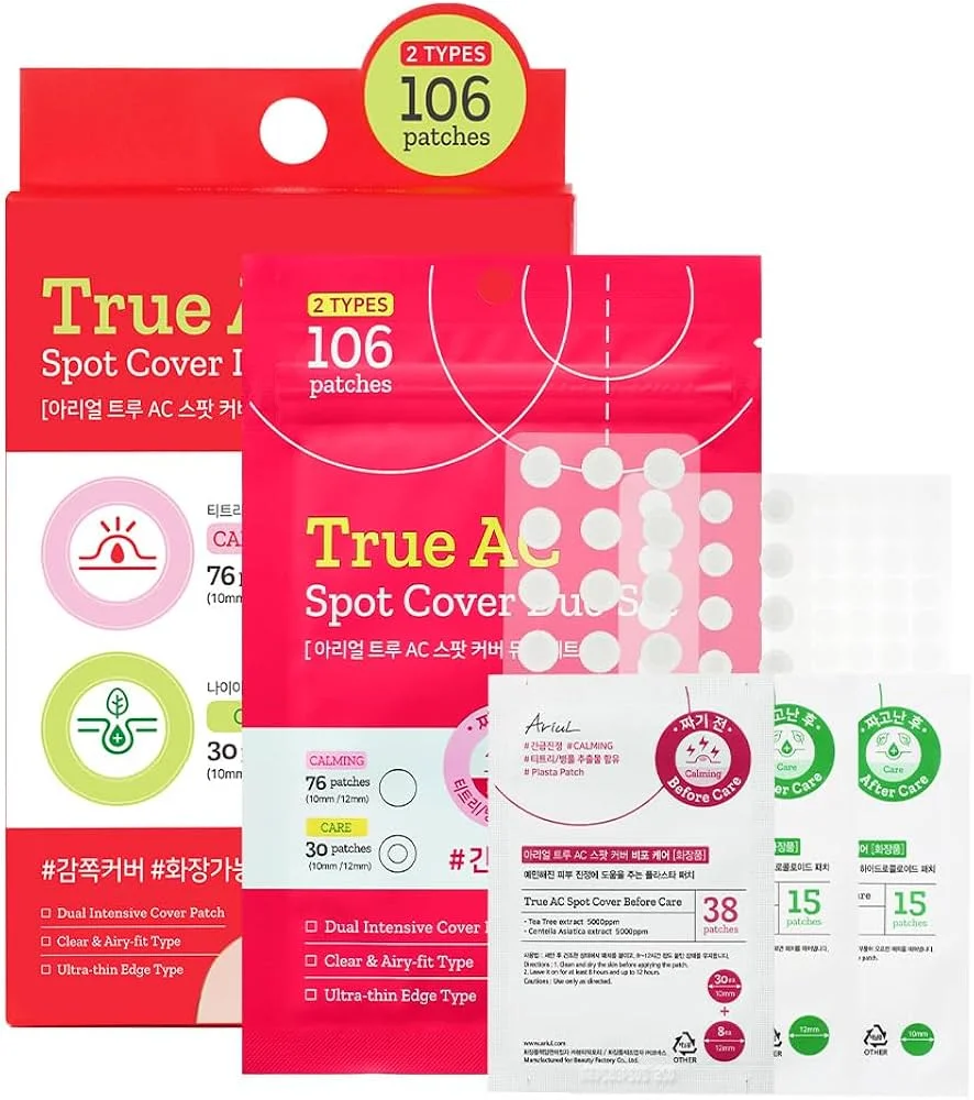 Plasturi Cosuri Inainte și Dupa Ariul True AC Spot Cover Duo Set, 106 buc [2]