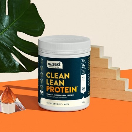 Proteina Vegetala - Clean Lean Protein - Coffee, Coconut + MCT's , 500g [2]