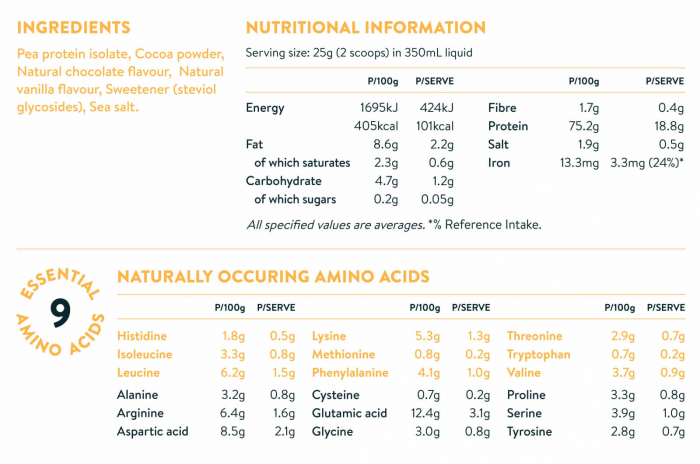 Proteina Vegetala - Clean Lean Protein - Rich Chocolate [2]