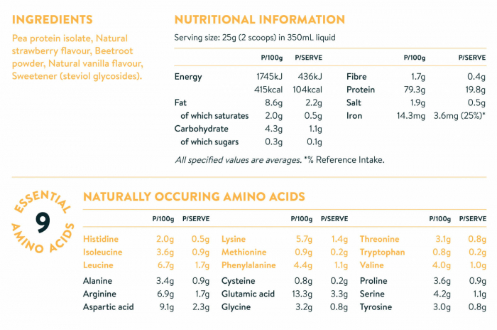 Proteina Vegetala - Clean Lean Protein - Wild Strawberry [2]