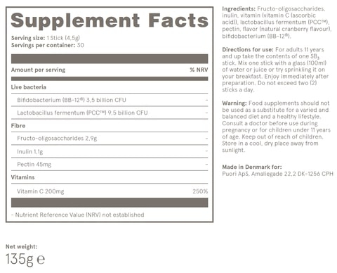 Puori SB3 - Synbiotics (mix de probiotice si prebiotice) - 30 plicuri [3]